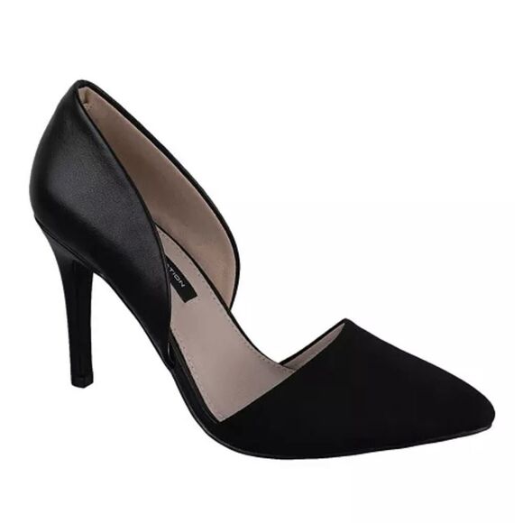French Connection Shoes - NWT French Connection Black Stiletto D’orsey Pumps Heels